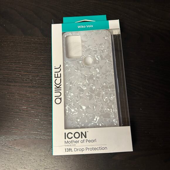 New Quikcell Wiko Voix ICON Fashion Case - Mother of Pearl - Picture 4 of 7